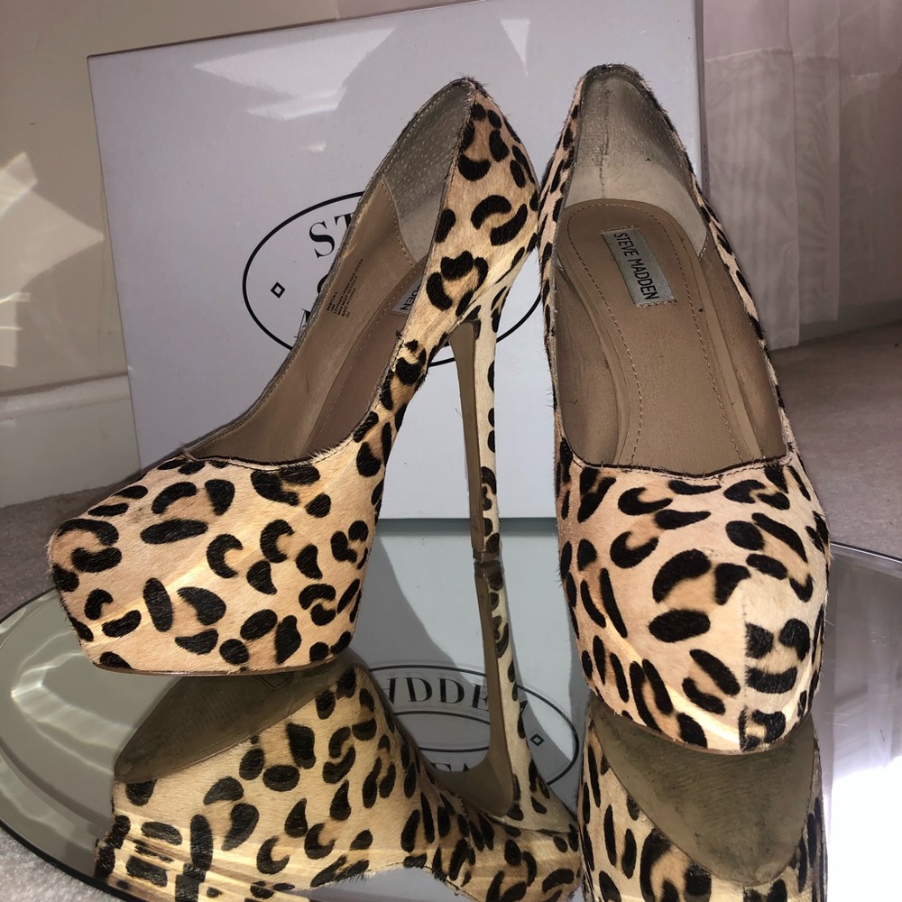 Steve Madden Leopard Print Stilettos
